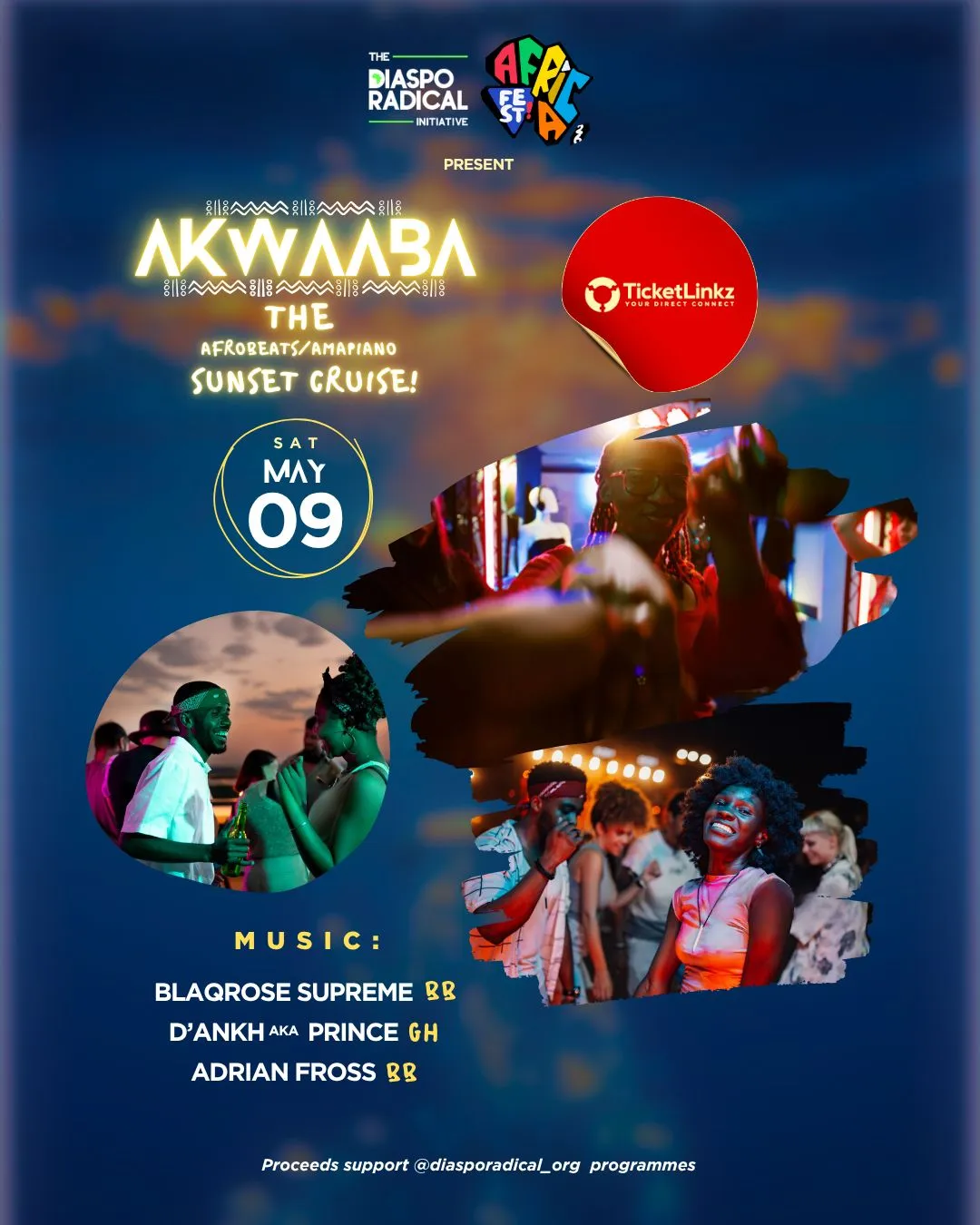 AKWAABA: The Afrobeats/Amapiano Sunset Cruise