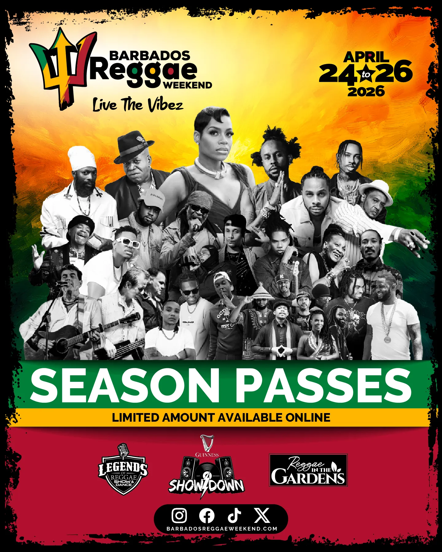 Barbados Reggae Weekend Season Passes