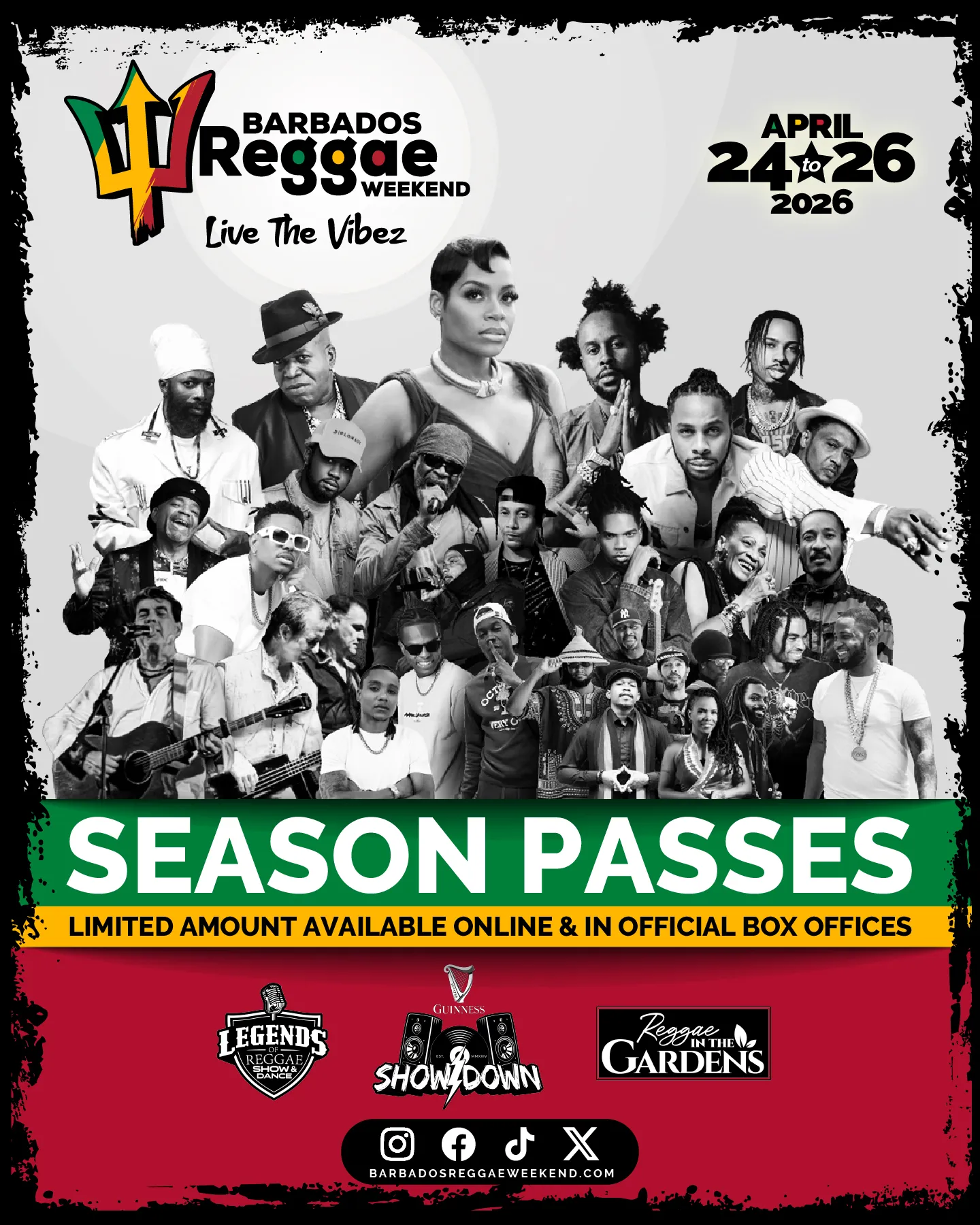 Barbados Reggae Weekend Season Passes