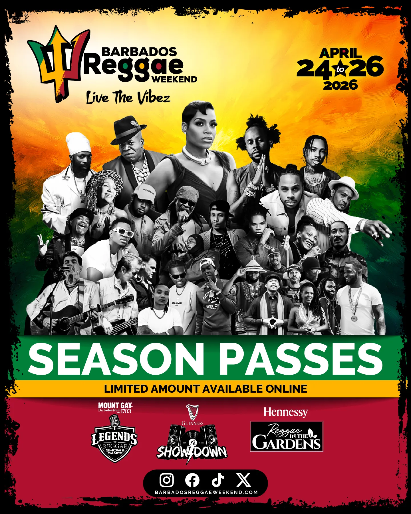 Barbados Reggae Weekend Season Passes