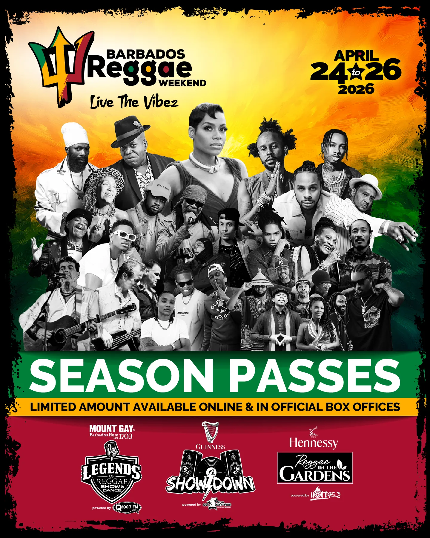 Barbados Reggae Weekend Season Passes
