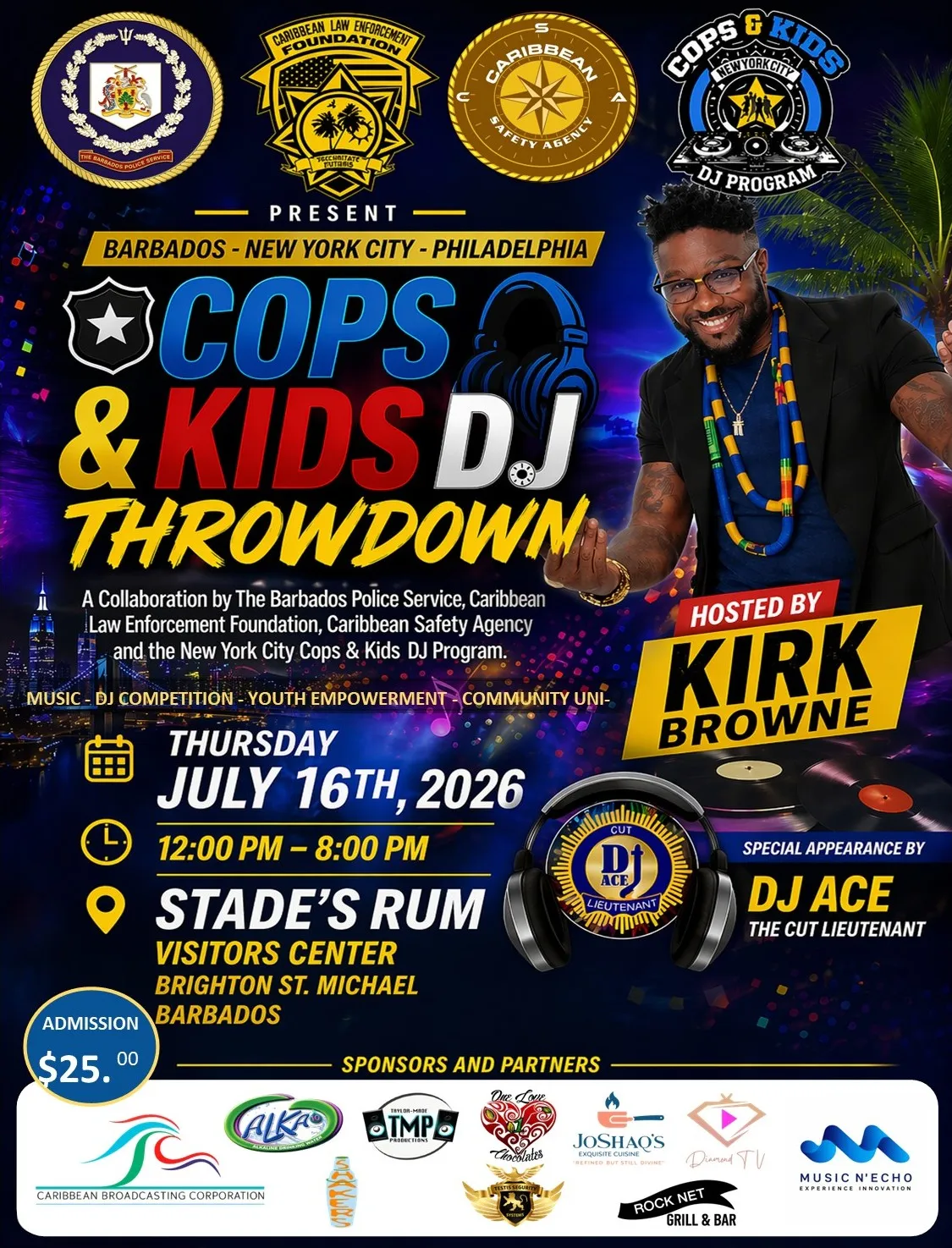 Cops & Kids DJ Throwdown