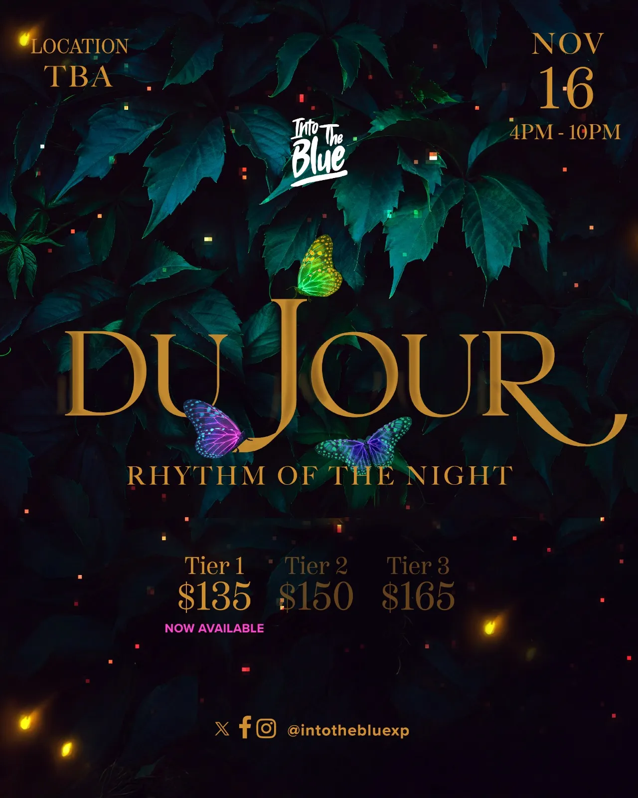 Into The Blue: du Jour