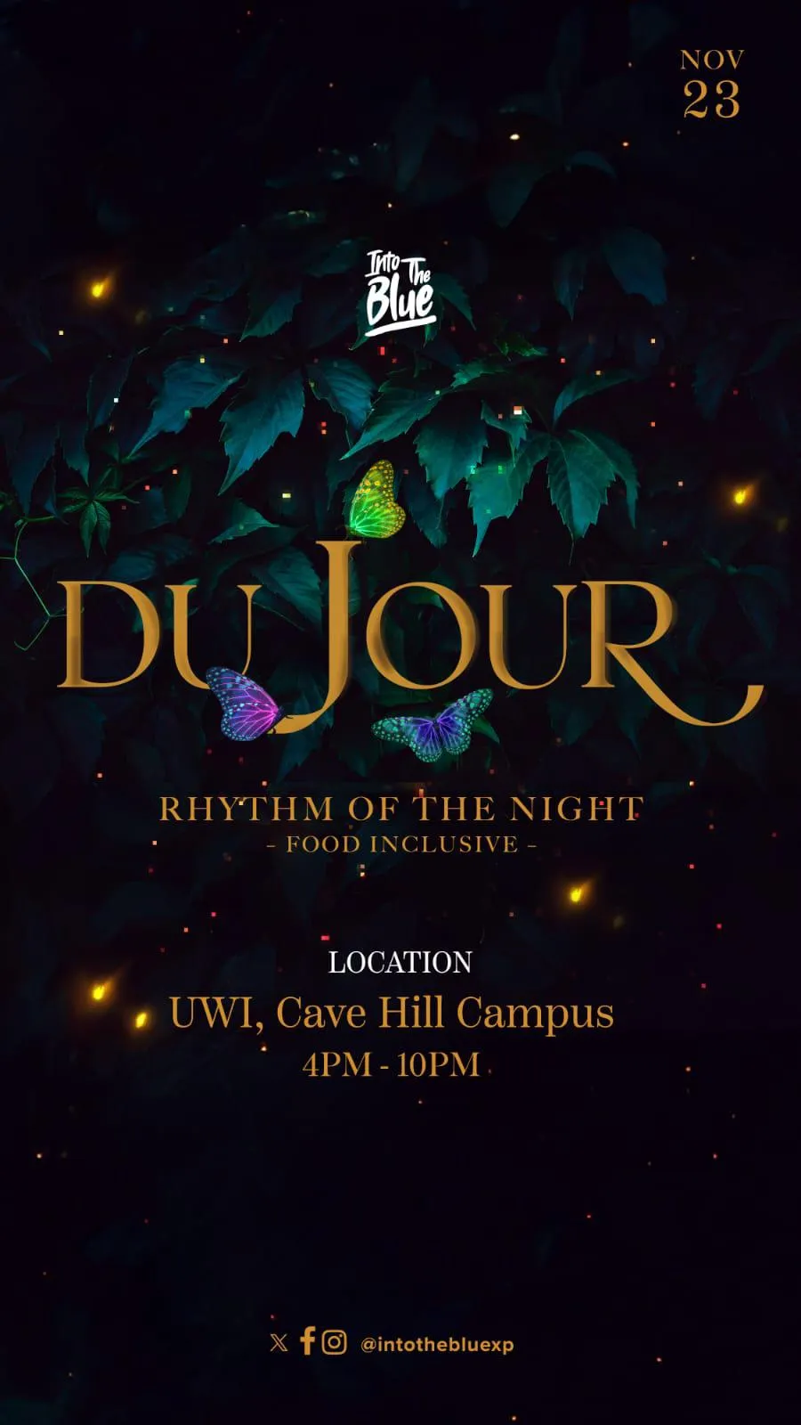 Into The Blue: du Jour