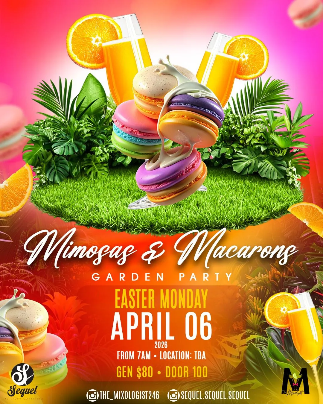 Mimosas and Macarons Garden Party