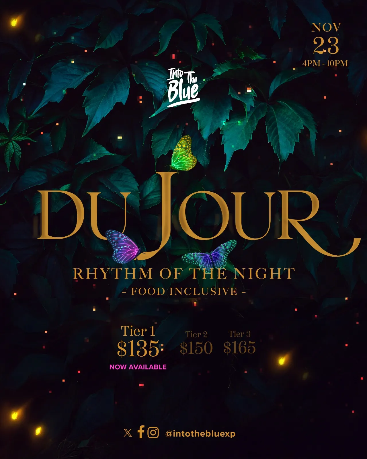 Into The Blue: du Jour