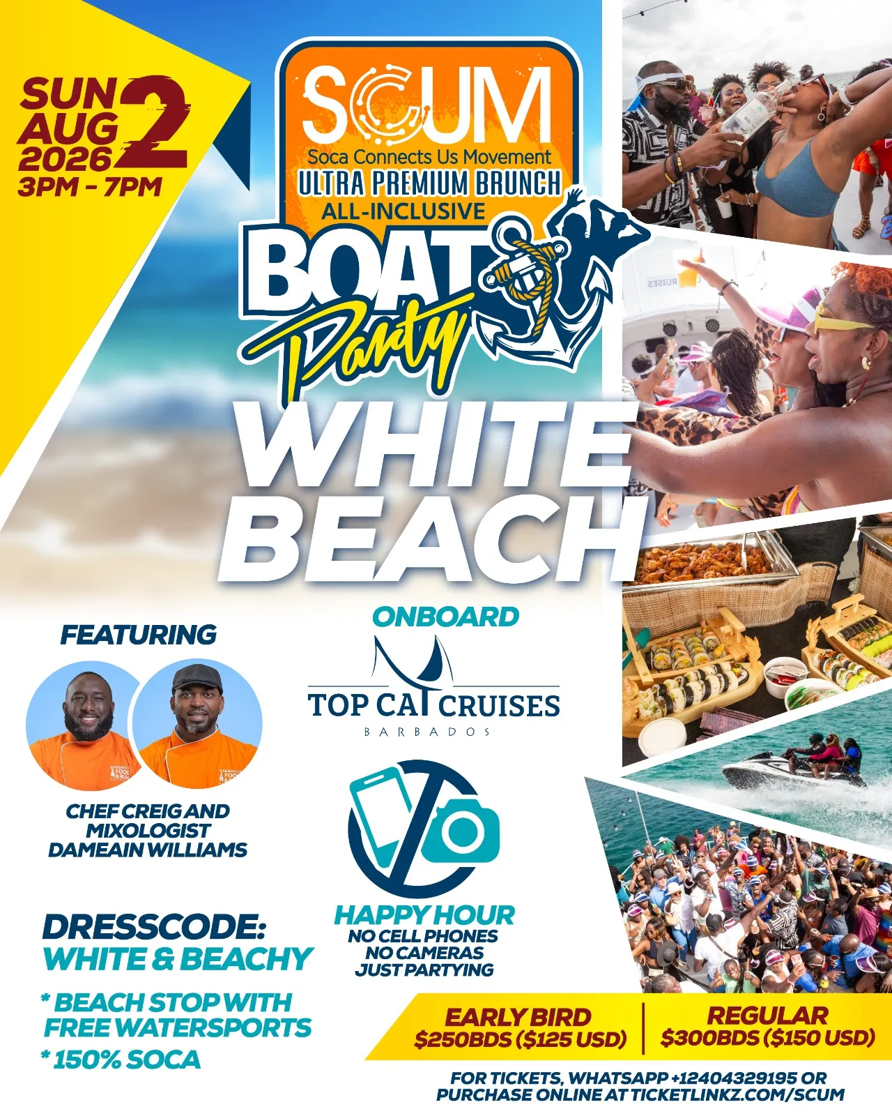 SCUM presents Brunch All-Inclusive Boat Party