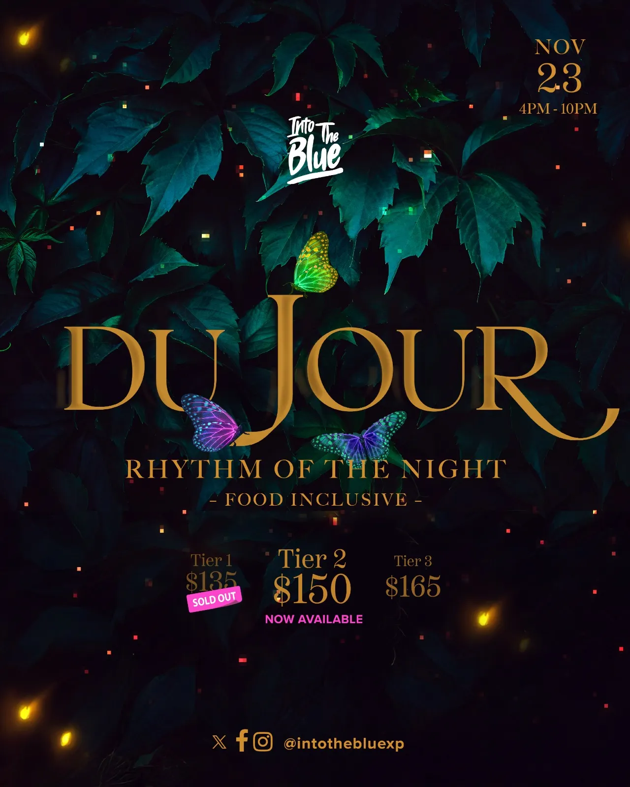 Into The Blue: du Jour