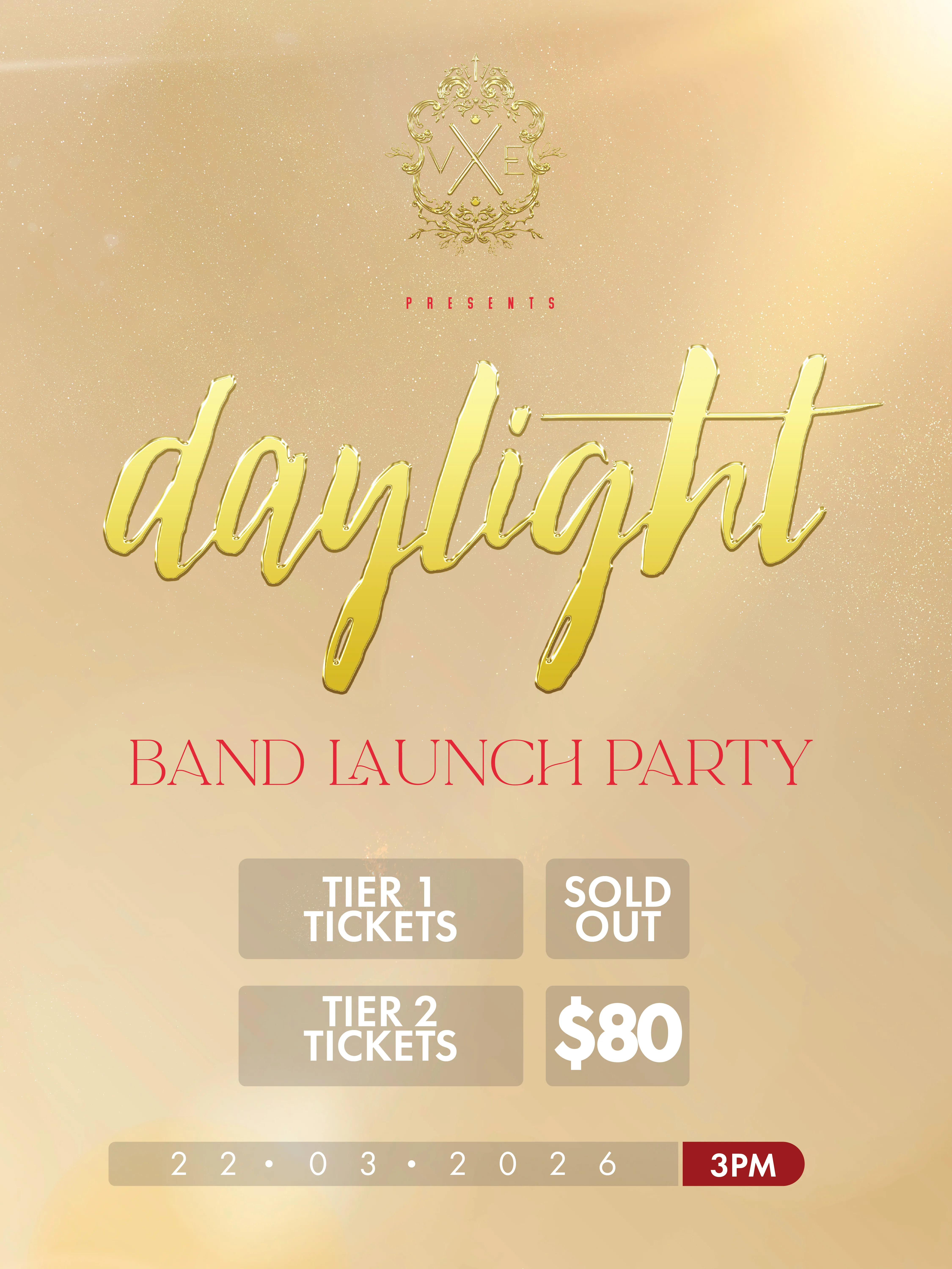 Vida by Esquire presents DAYLIGHT: Band Launch Party