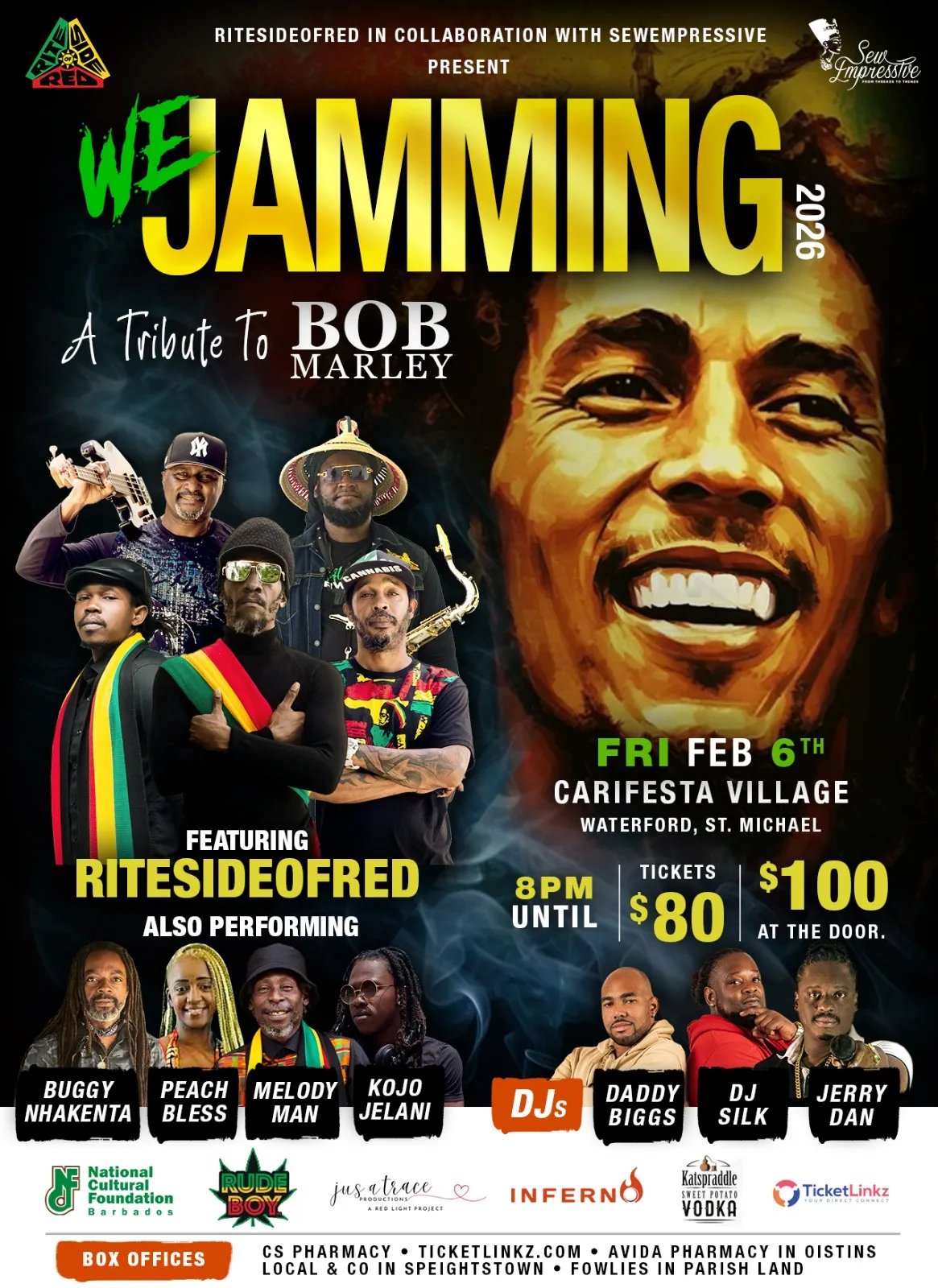 WE JAMMING 2026 FT. RITESIDE OF RED: A TRIBUTE TO BOB MARLEY