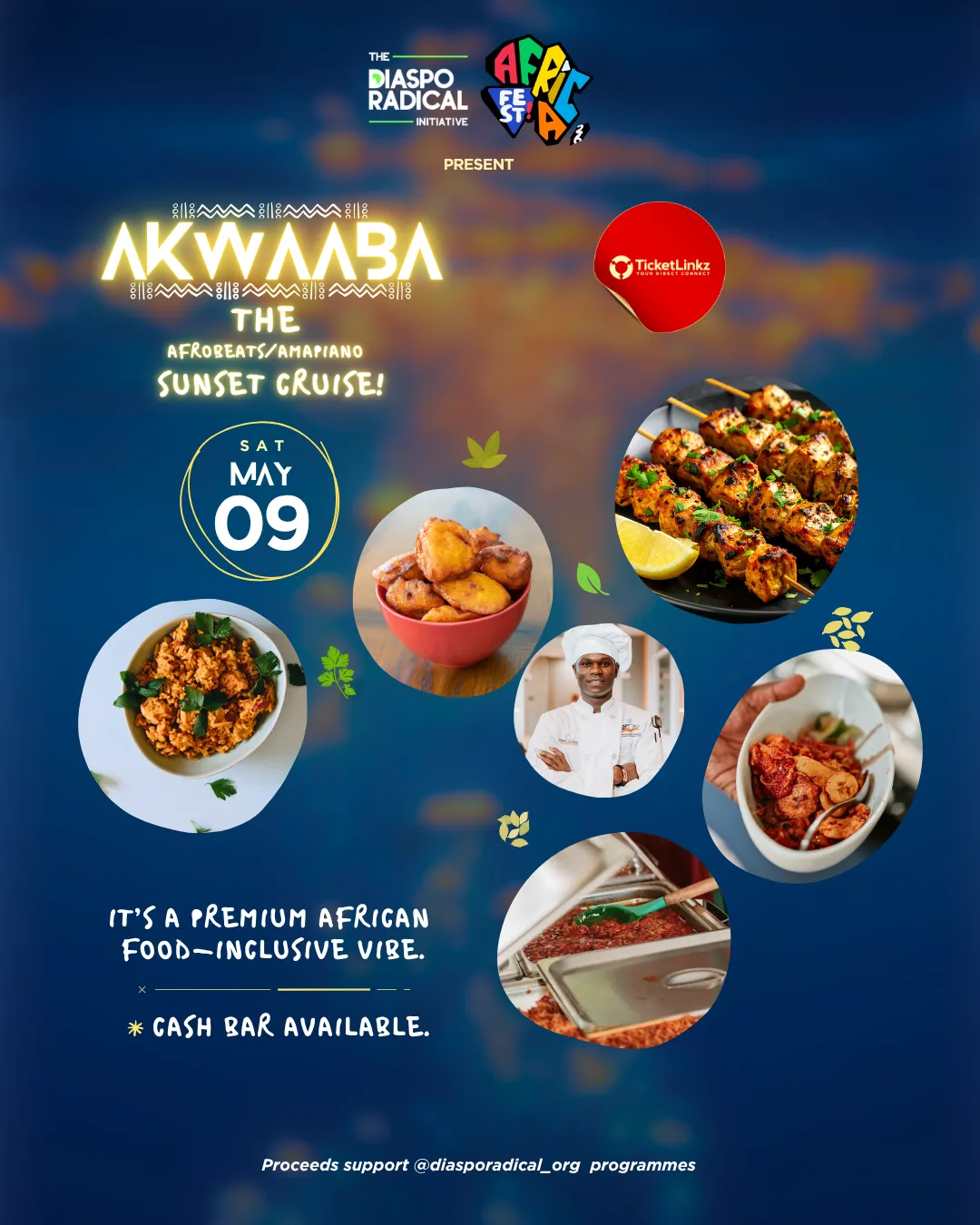 AKWAABA: The Afrobeats/Amapiano Sunset Cruise
