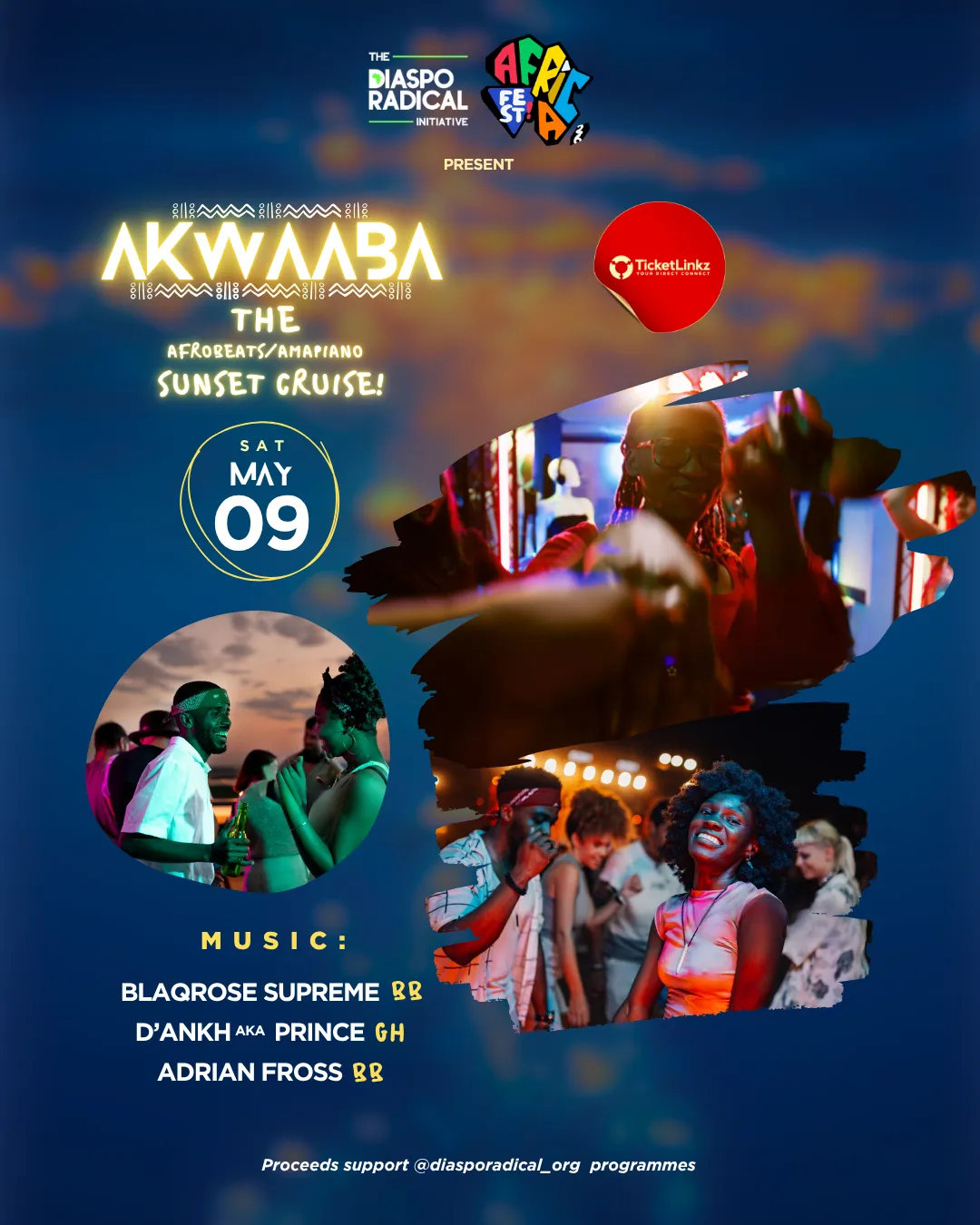 AKWAABA: The Afrobeats/Amapiano Sunset Cruise