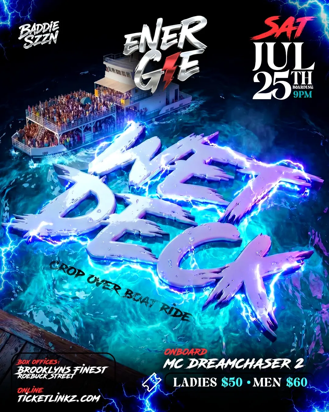 Energie presents Wet Deck - Crop Over Boat Ride