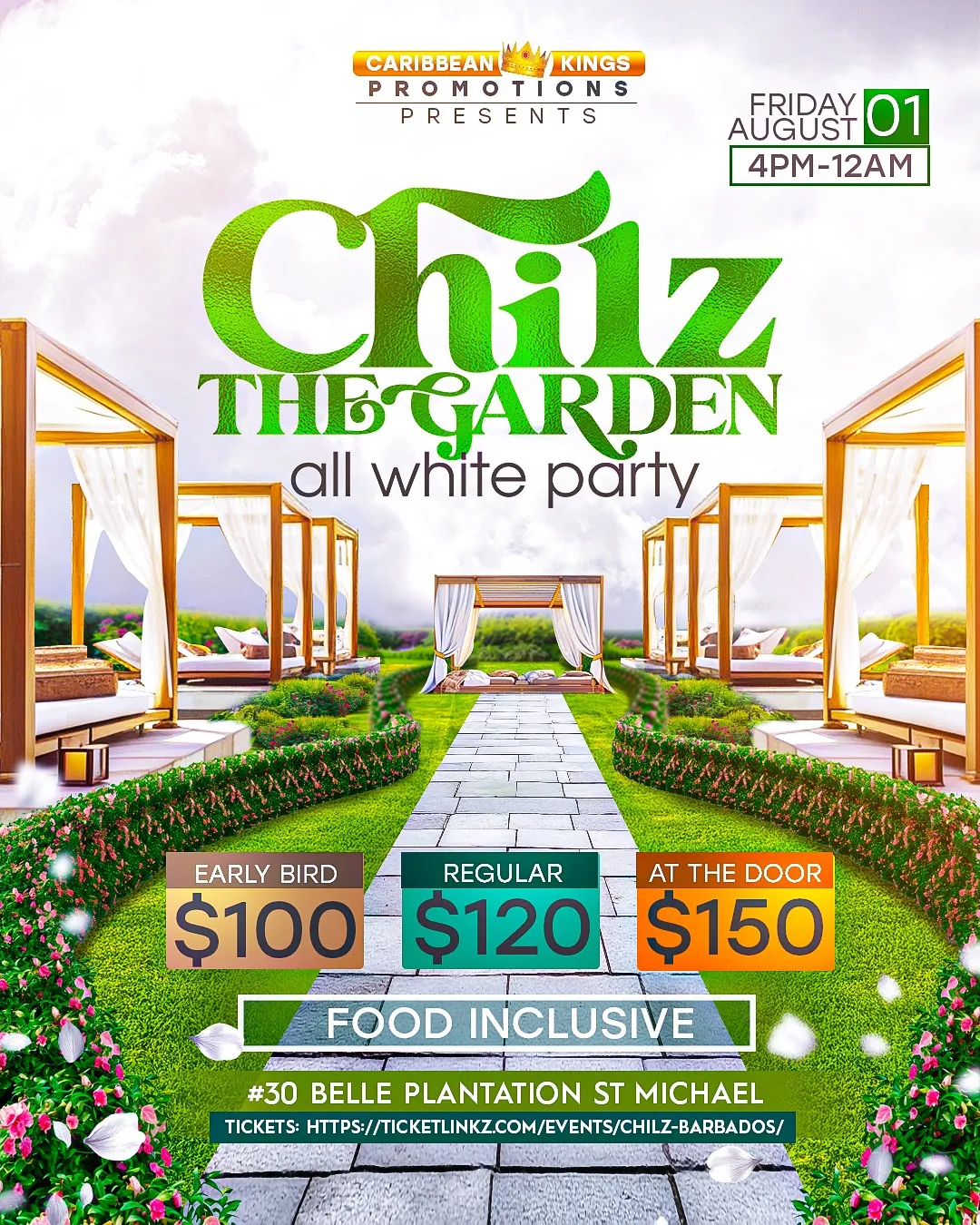 Chilz The Garden All White Party