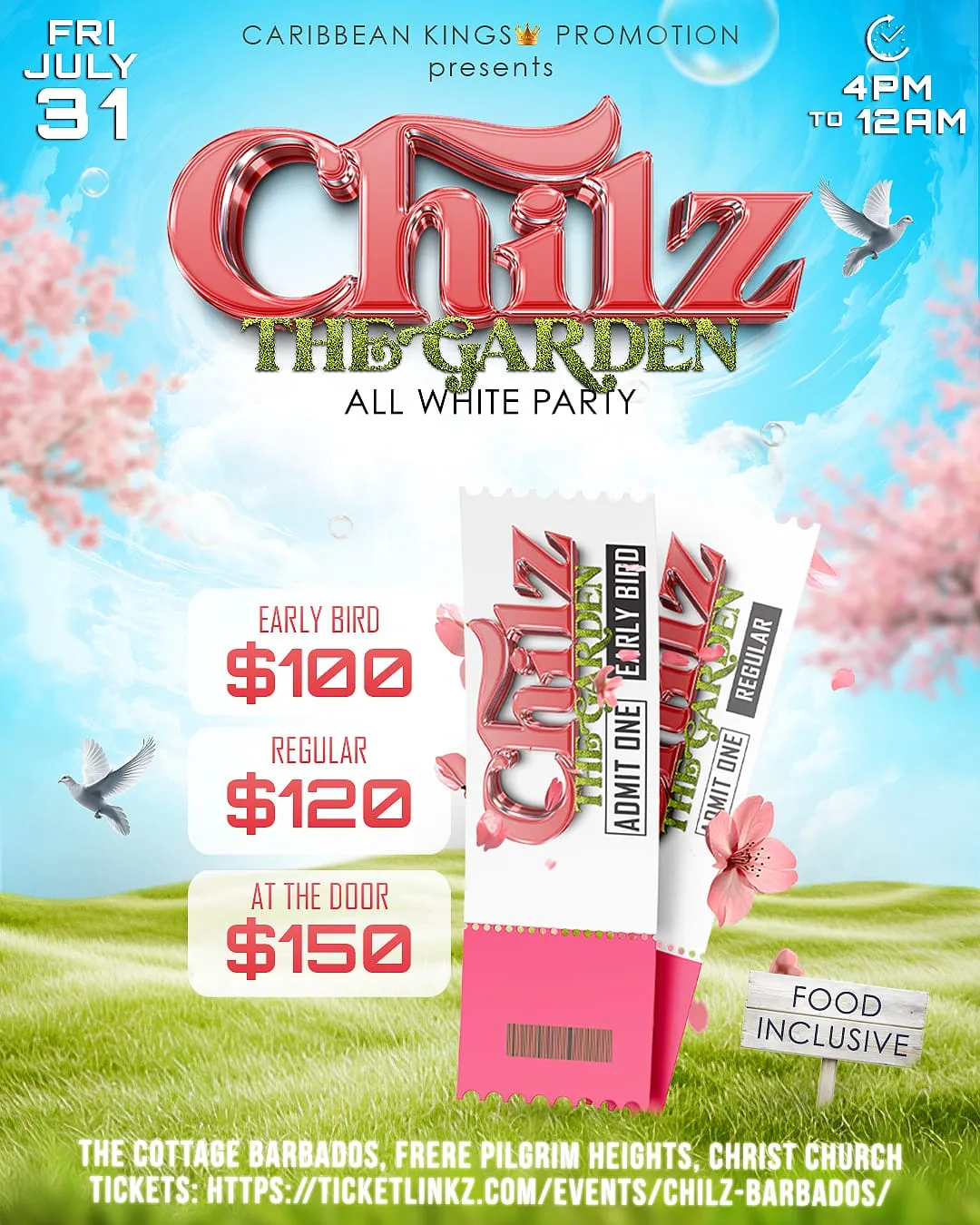 Chilz - The Garden All White Party