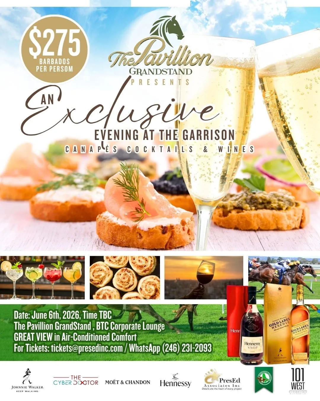 The Pavillion Grandstand - An Exclusive Event at The Garrison
