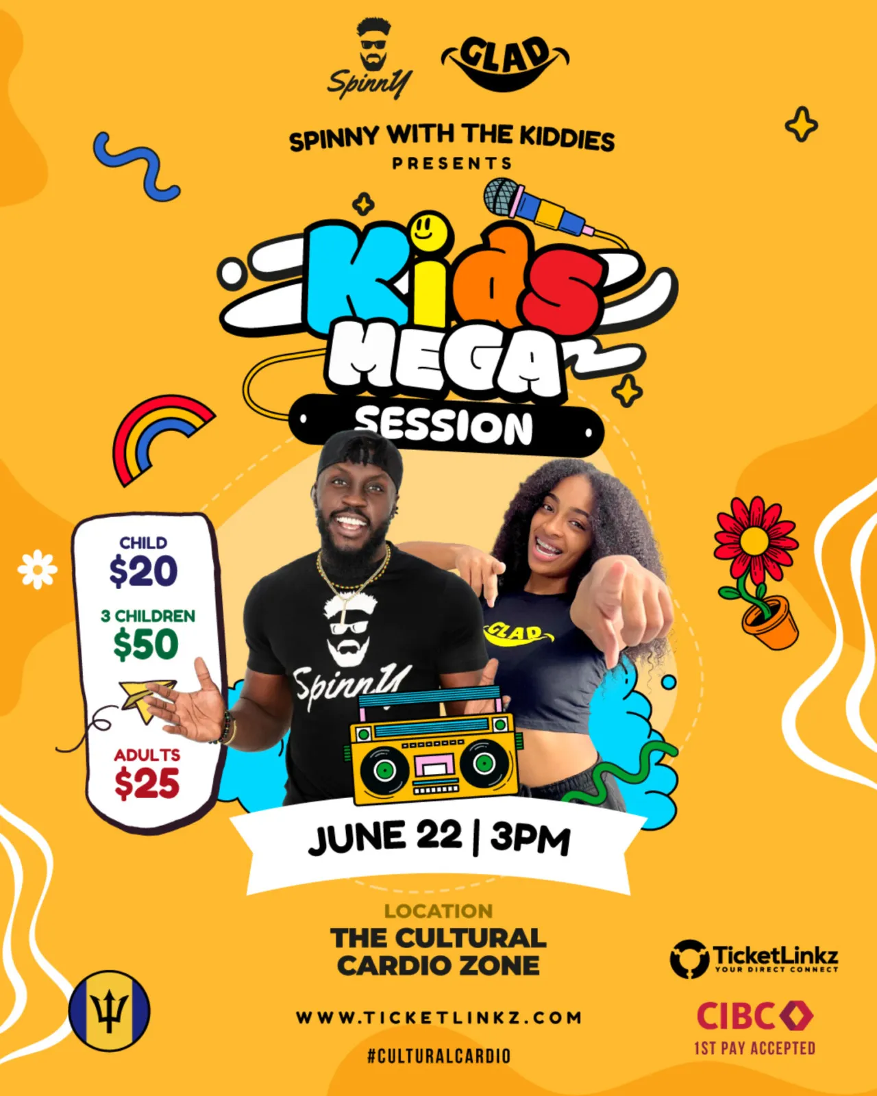 Spinny with the Kiddies Presents Kids Mega Session