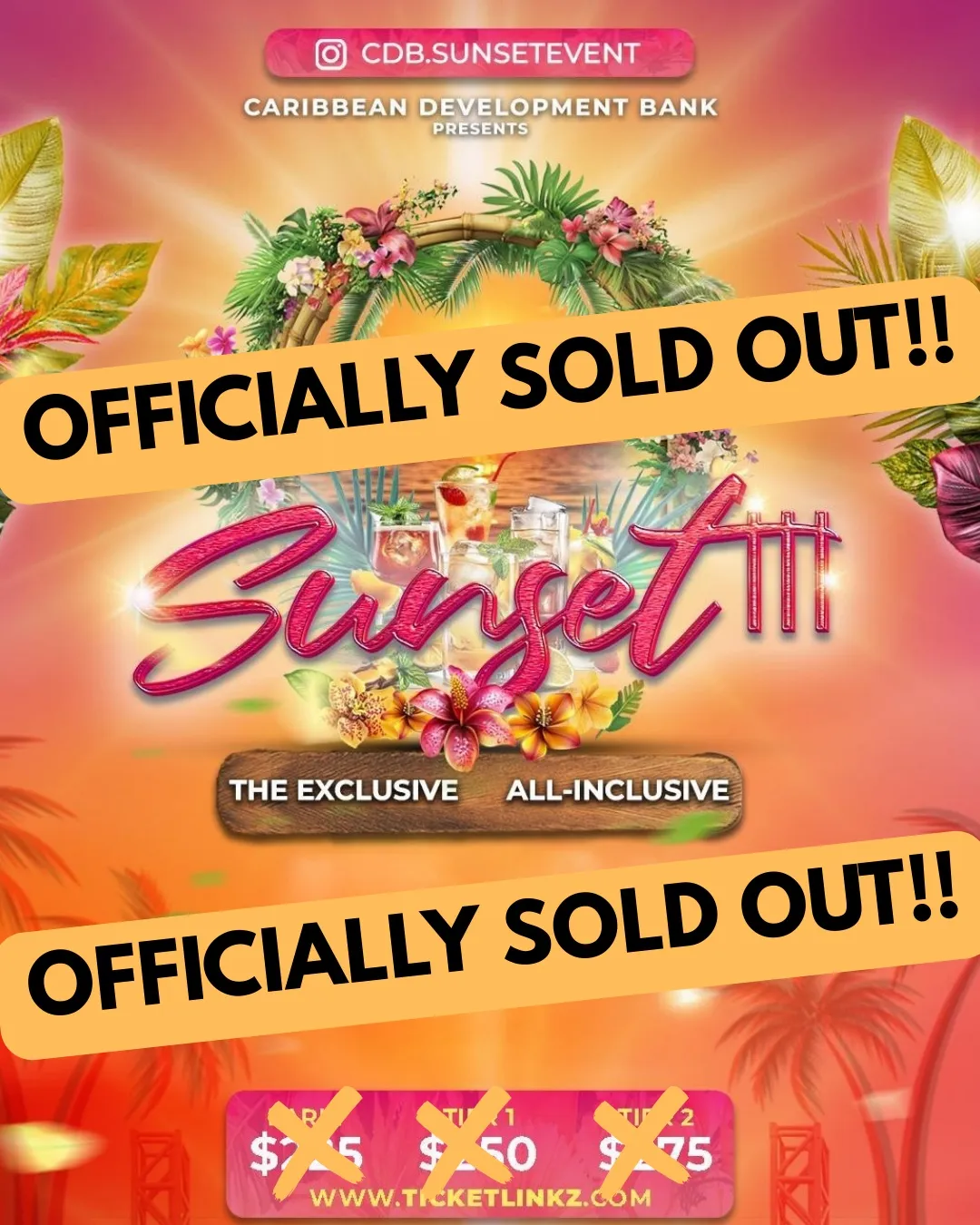 CDB presents Sunset III: The Exclusive All-Inclusive Event